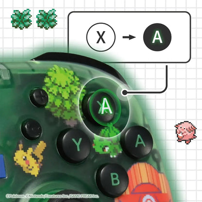 Hori Wired HoriPad Turbo for Nintendo Switch Pixel Green