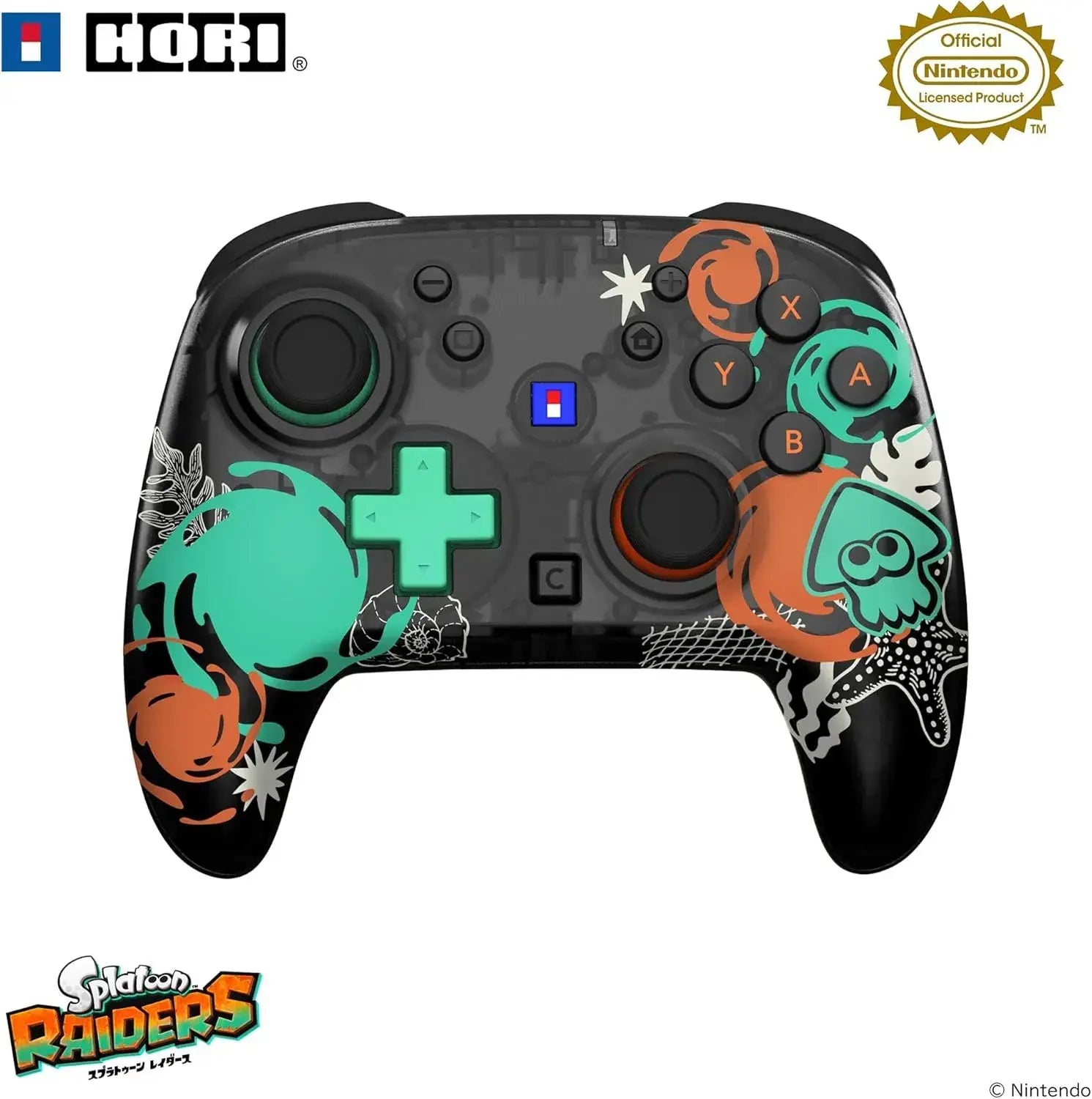 Hori Wireless Horipad for Switch 2 Controller - Splatoon - 4961818045538