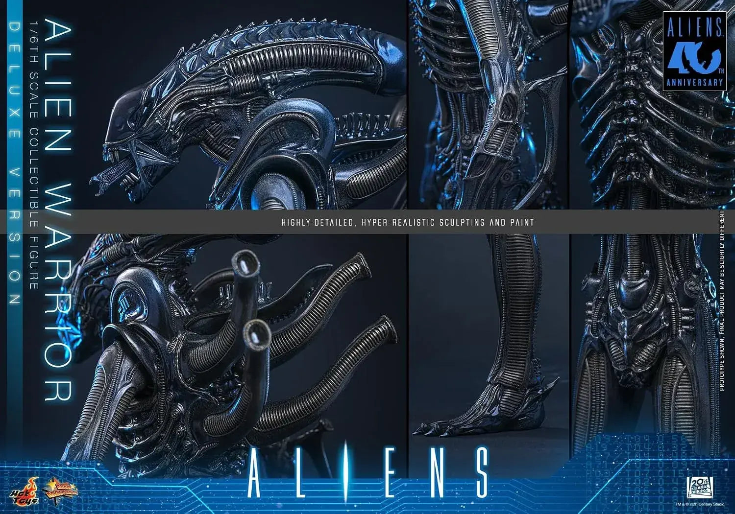 Hot Toys Alien Warrior 2 Deluxe Edition 1 6 Scale Figure