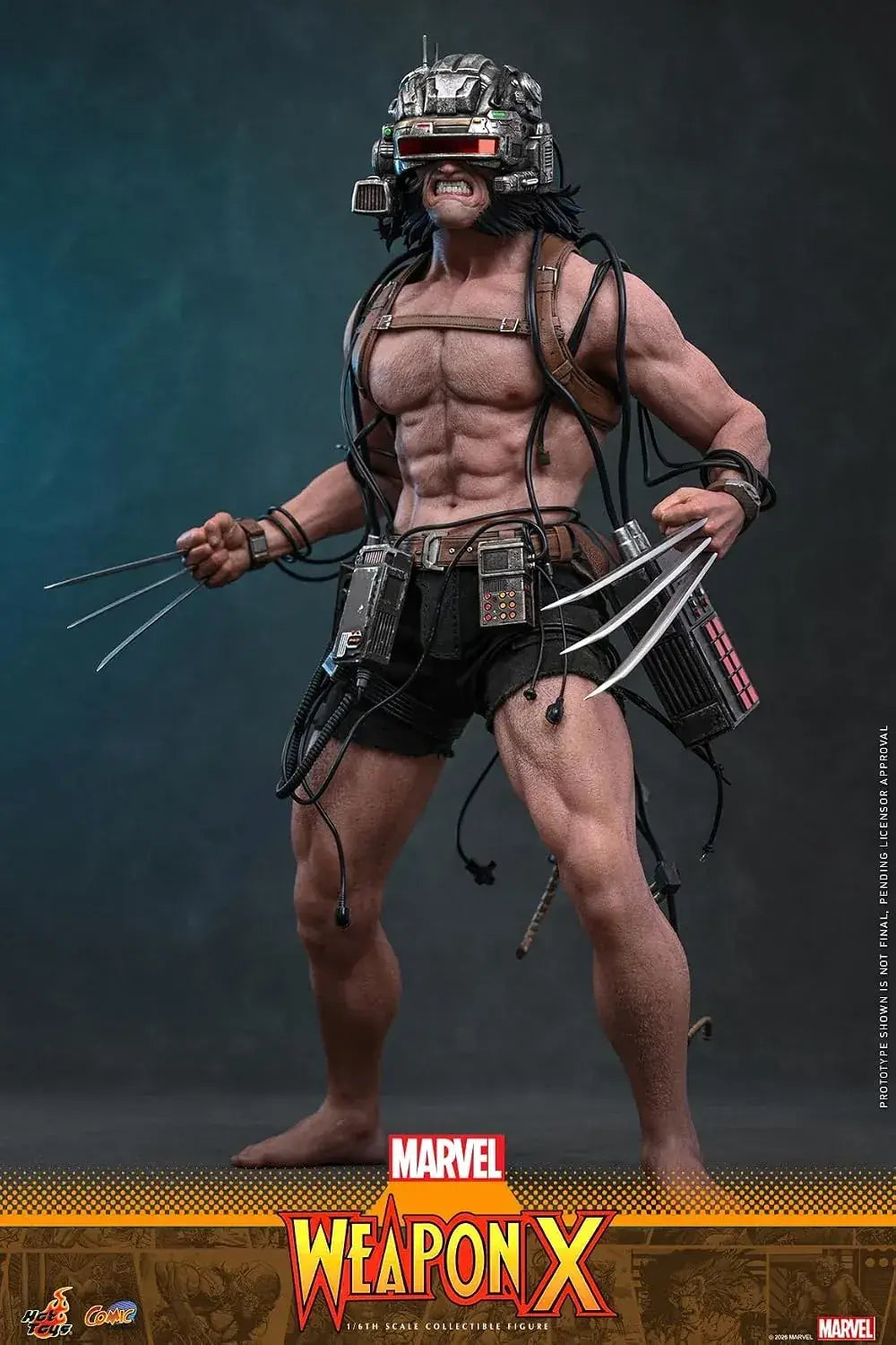 Hot Toys Marvel Comic Masterpiece Weapon X 1 6 Scale Figure