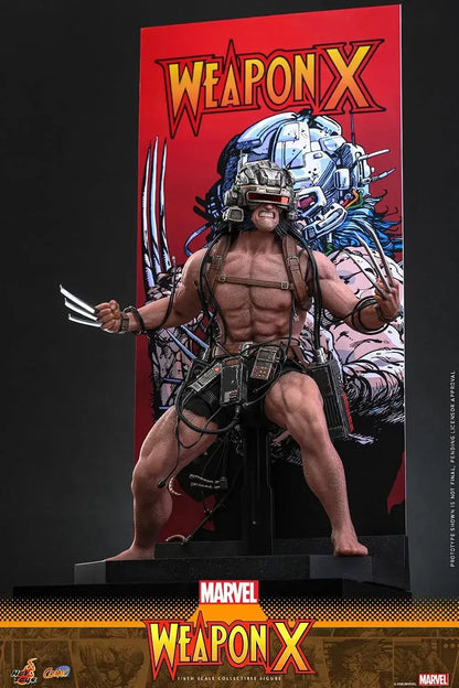 Hot Toys Marvel Comic Masterpiece Weapon X 1 6 Scale Figure