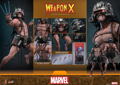 Hot Toys Marvel Comic Masterpiece Weapon X 1 6 Scale Figure
