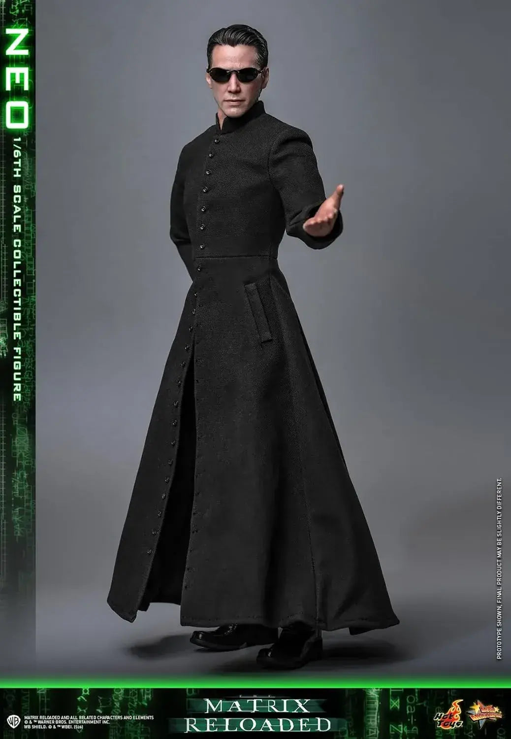 Hot Toys Matrix Reloaded Neo 1 6 Scale Figure