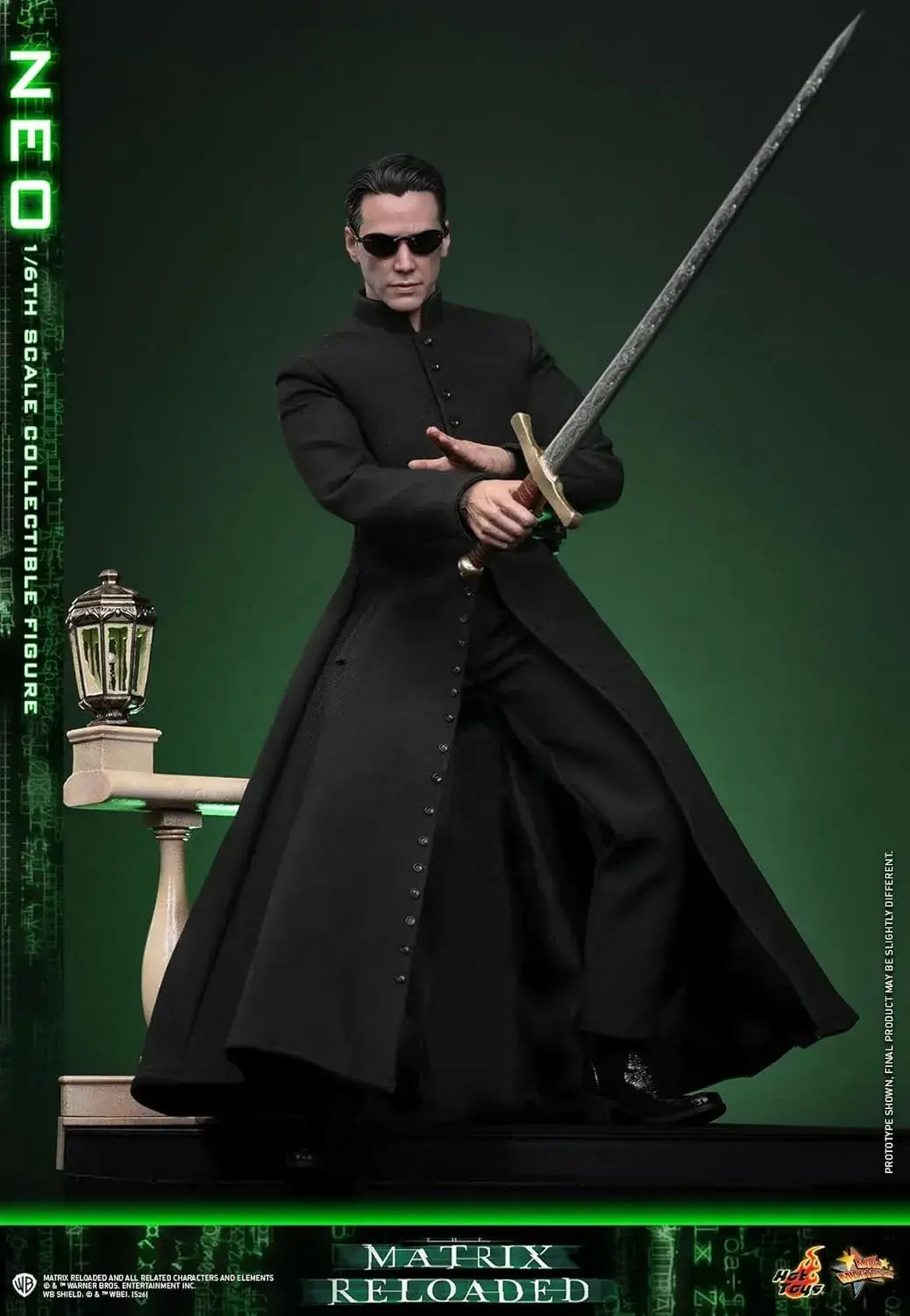 Hot Toys Matrix Reloaded Neo 1 6 Scale Figure