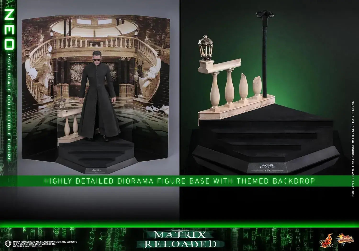 Hot Toys Matrix Reloaded Neo 1 6 Scale Figure