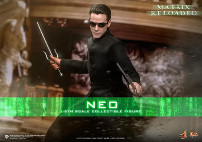 Hot Toys Matrix Reloaded Neo 1 6 Scale Figure
