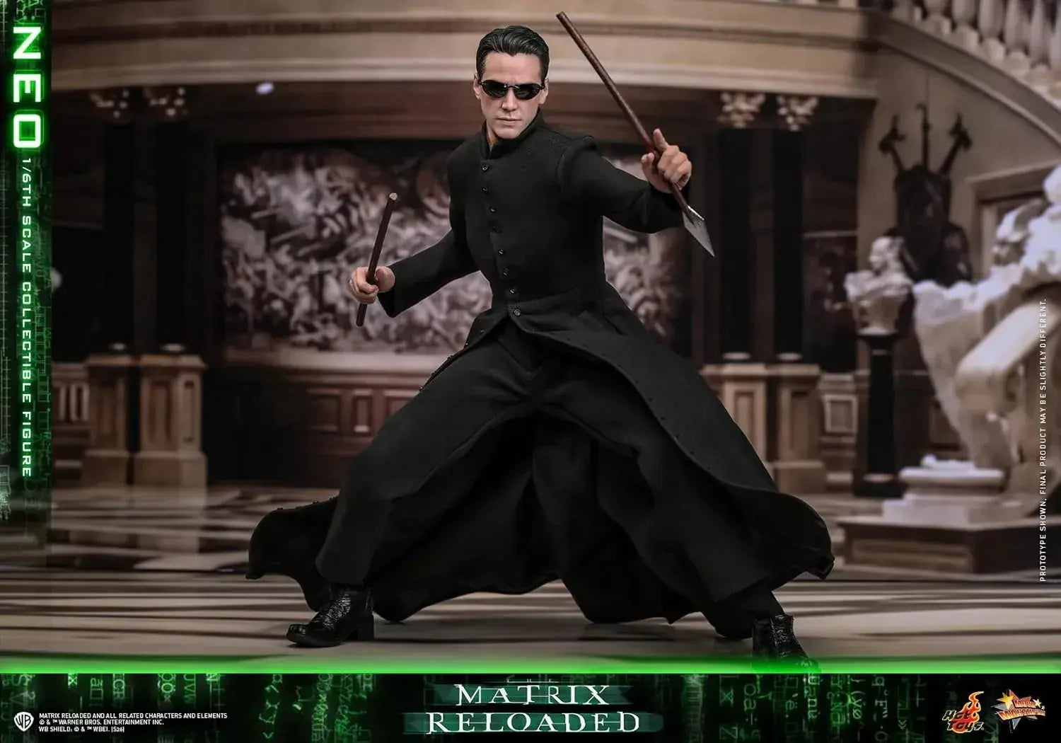Hot Toys Matrix Reloaded Neo 1 6 Scale Figure