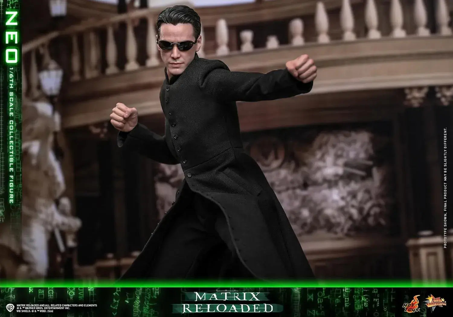 Hot Toys Matrix Reloaded Neo 1 6 Scale Figure