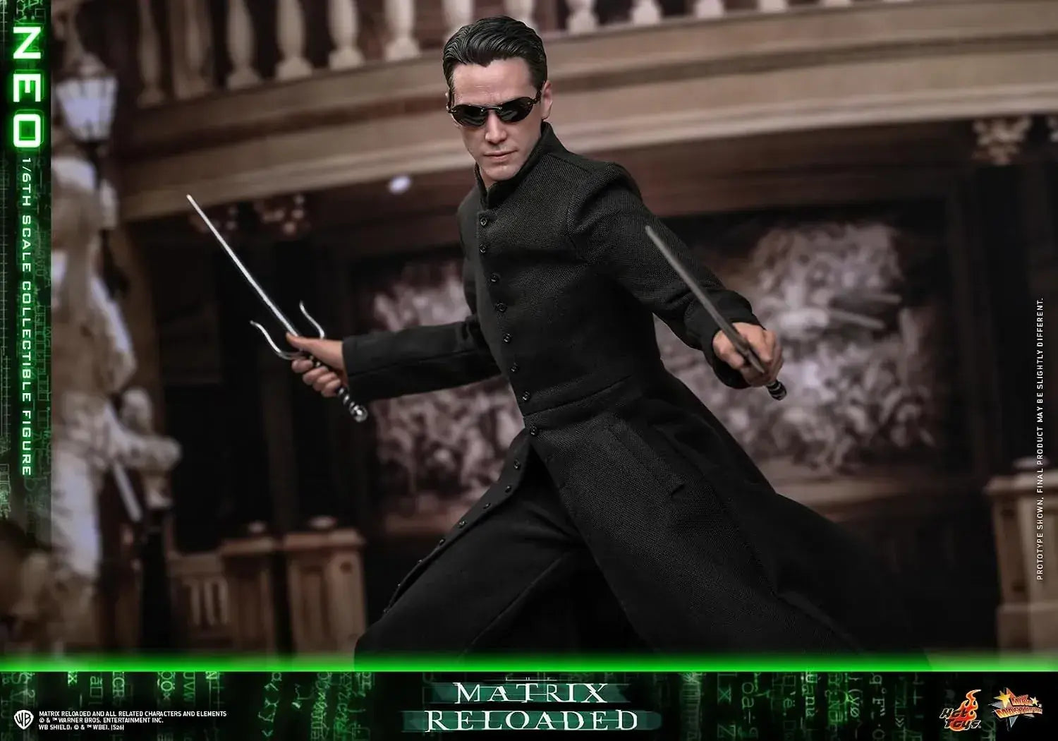 Hot Toys Matrix Reloaded Neo 1 6 Scale Figure