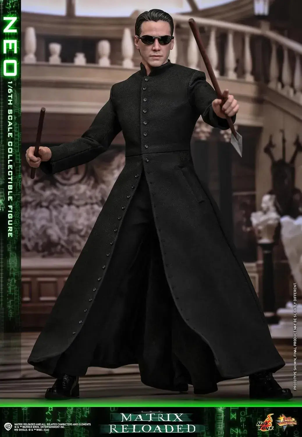 Hot Toys Matrix Reloaded Neo 1 6 Scale Figure