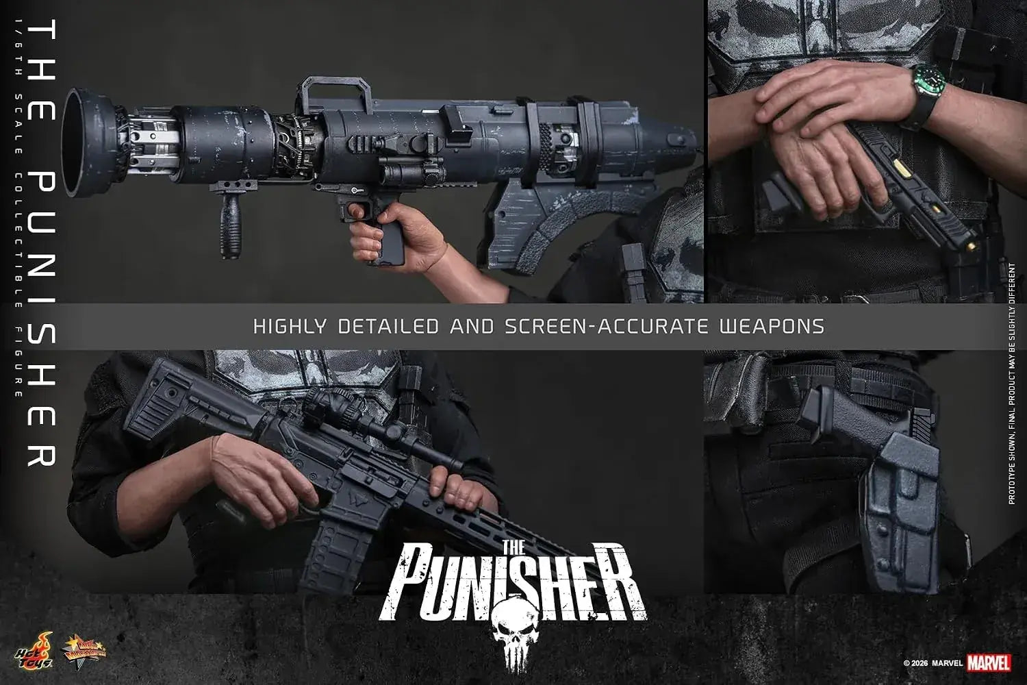 Hot Toys Punisher 1 6 Scale Action Figure