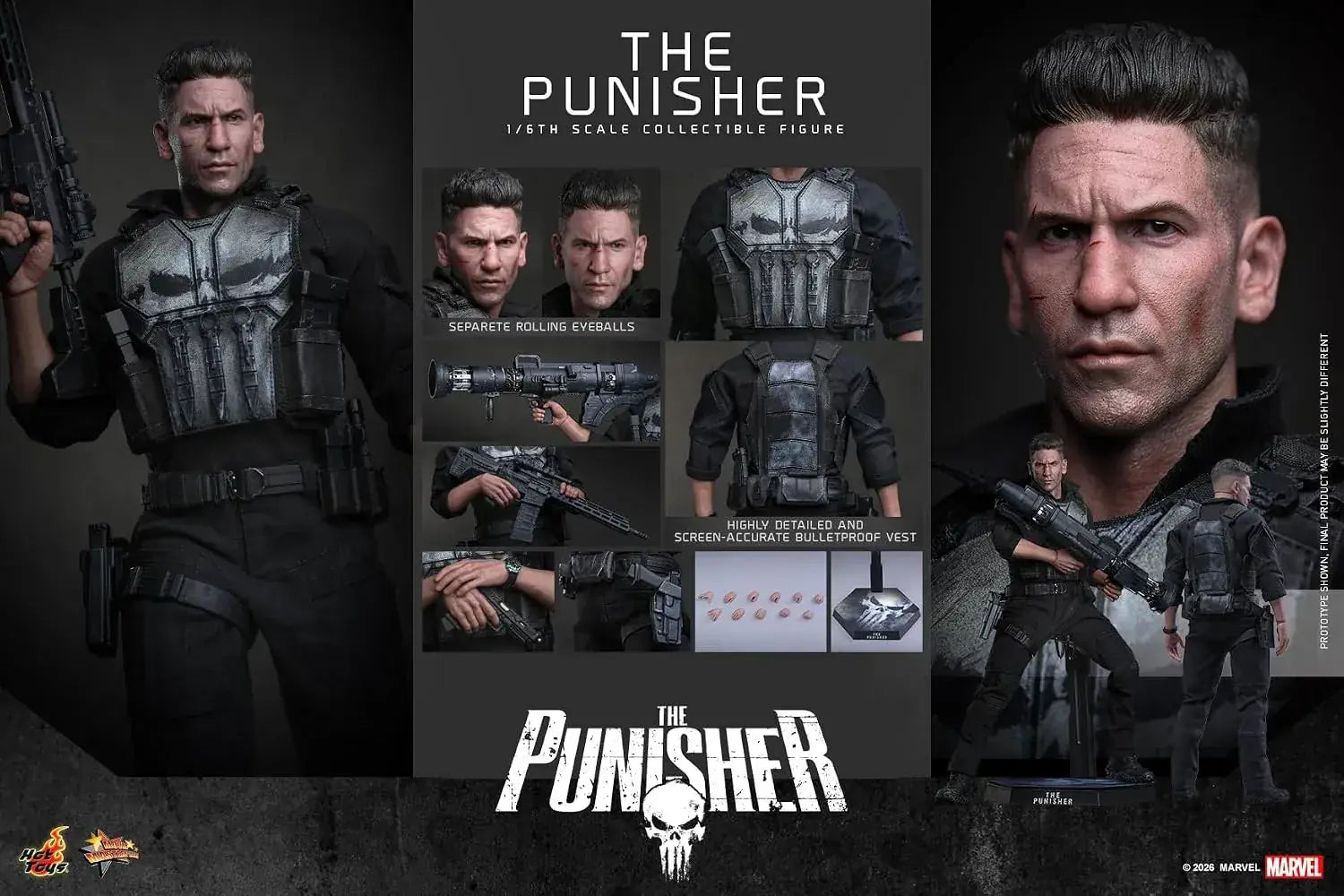 Hot Toys Punisher 1 6 Scale Action Figure