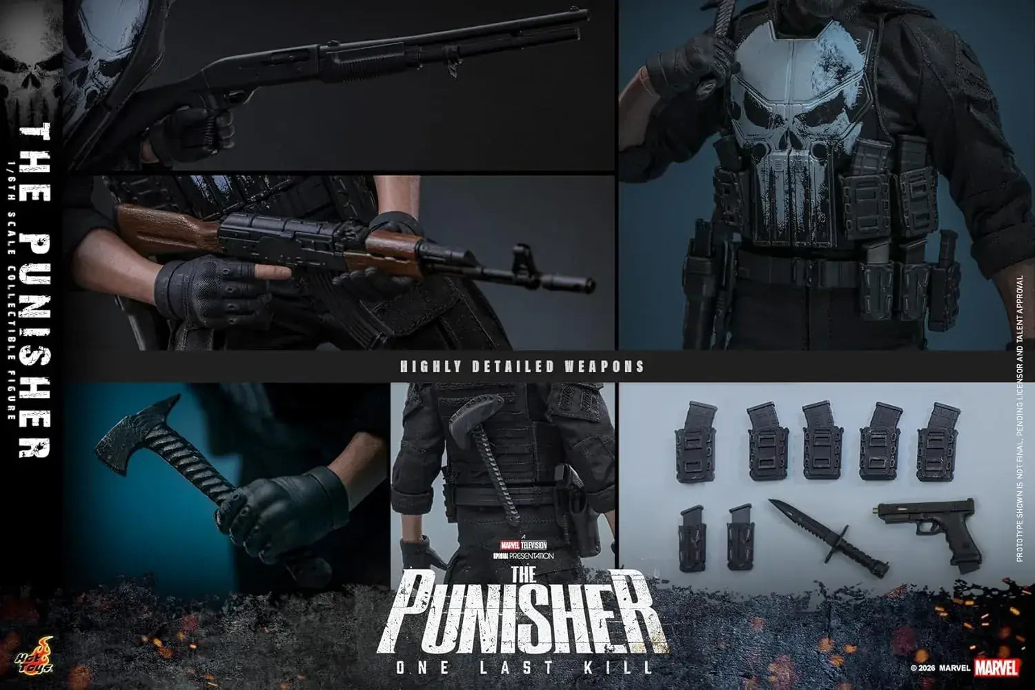 Hot Toys Punisher One Last Kill 16 Scale Figure