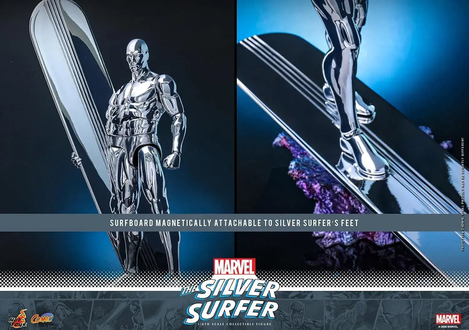 Hot Toys Silver Surfer 16 Scale Figure