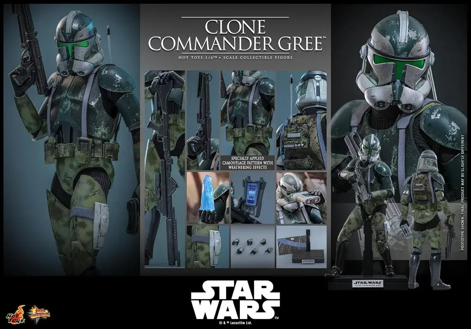 Hot Toys Star Wars Commander Gree 1 6 Scale Figure