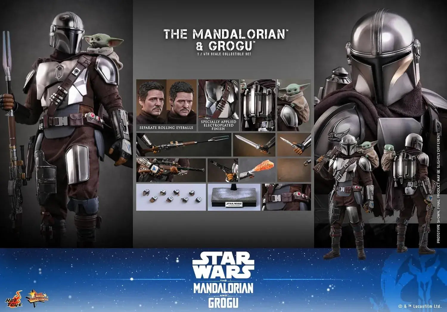 Hot Toys Star Wars Mandalorian 1 6 Scale Figure