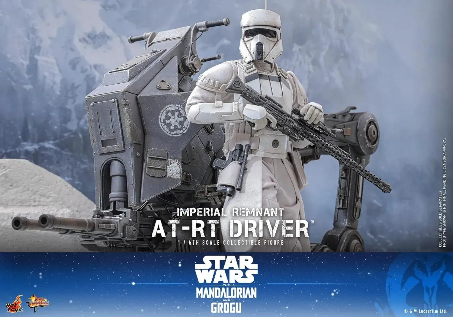 Hot Toys Star Wars Mandalorian AT RT Driver Figure