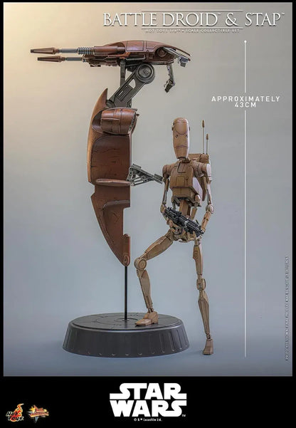 Hot Toys Star Wars Phantom Menace Battle Droid Figure