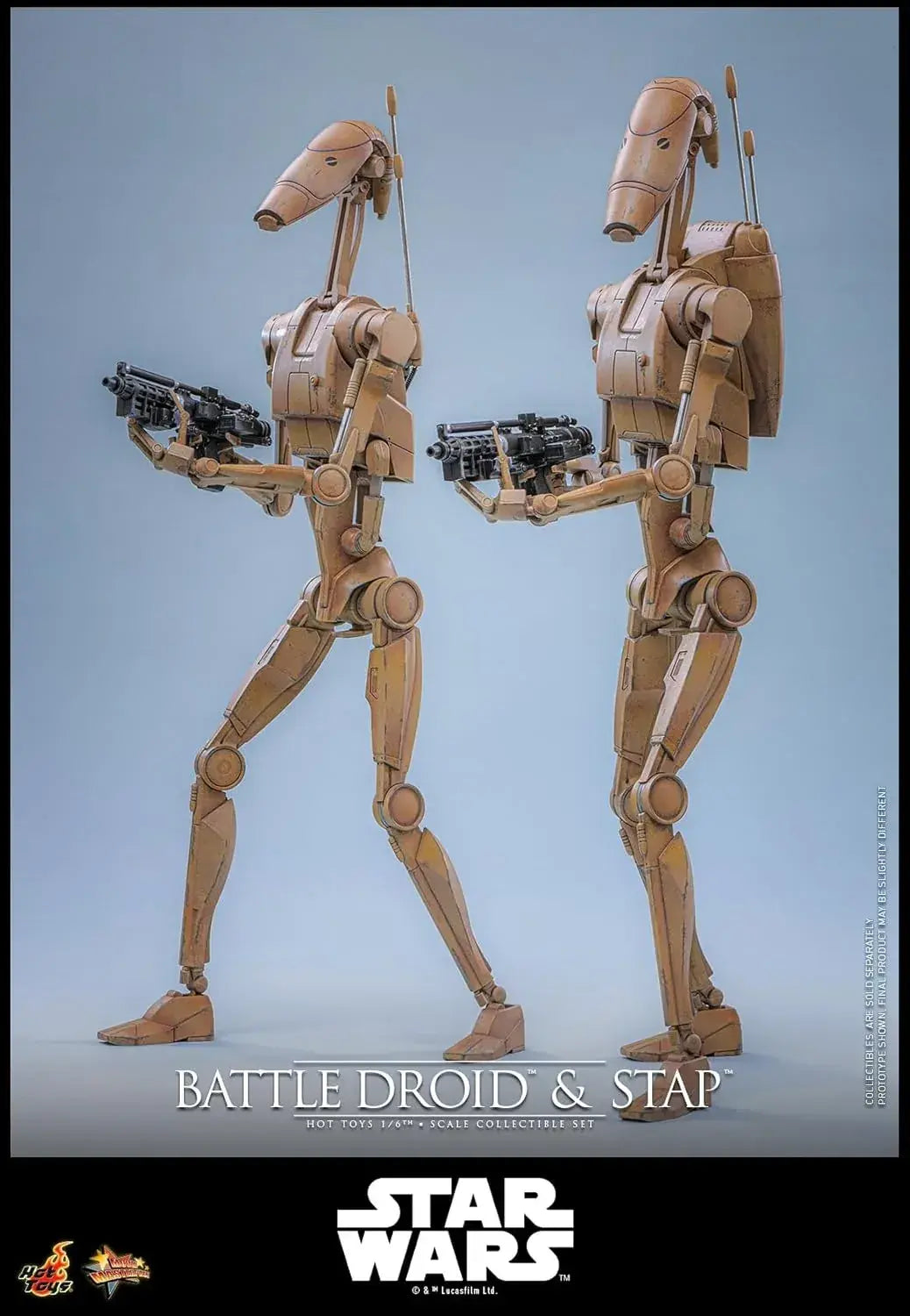 Hot Toys Star Wars Phantom Menace Battle Droid Figure