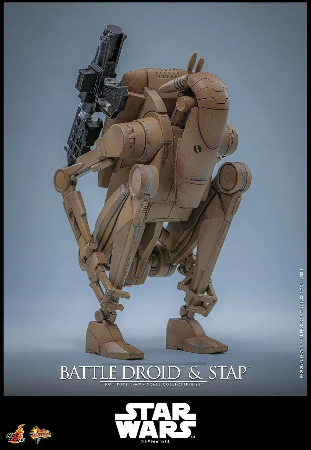 Hot Toys Star Wars Phantom Menace Battle Droid Figure
