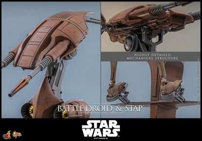 Hot Toys Star Wars Phantom Menace Battle Droid Figure