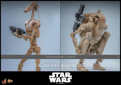 Hot Toys Star Wars Phantom Menace Battle Droid Figure