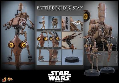 Hot Toys Star Wars Phantom Menace Battle Droid Figure