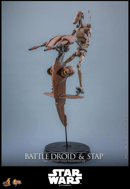 Hot Toys Star Wars Phantom Menace Battle Droid Figure