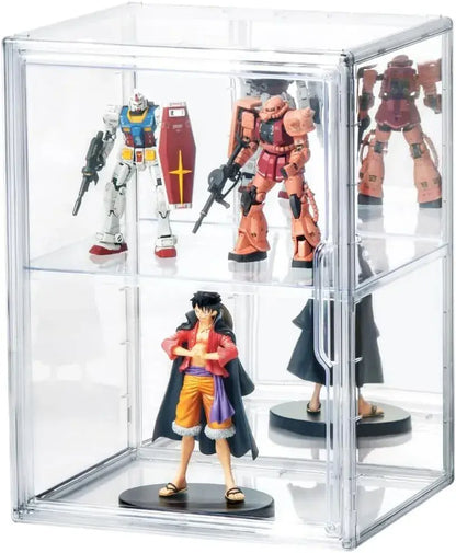 Hype Guard Figure Display Case Acrylic Mirror Shelf Collapsible - Rear Mirror 26.5x20.5x35cm - 4580626340279