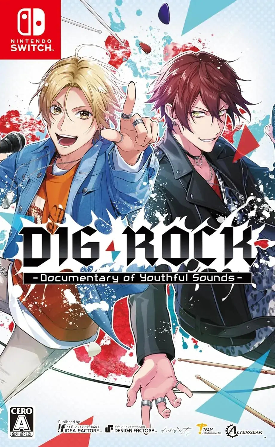Idea Factory DIG ROCK Documentary of Youthful Sounds Game Software - Standard Edition Amazon Bonus - 2200630148211