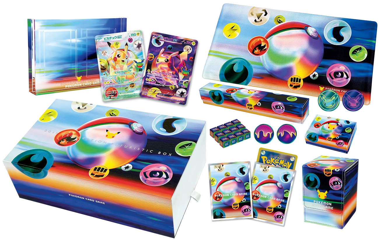 Pokémon Card Game MEGA 30th CELEBRATION FUTURISTIC Exclusive Special Box Set