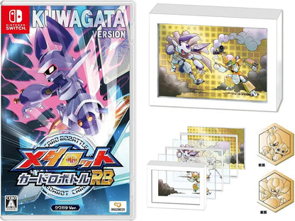 Imagineer Medarot Card Robot Battle RB Game for Nintendo Switch - Quagata Ver. Amazon LE w/ Goods - 2200630163771