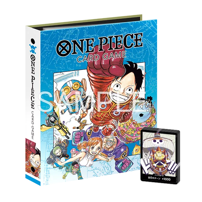 Bandai ONE PIECE Card Game Official 9 Pocket Binder Vol. 1 with Don!! Cards