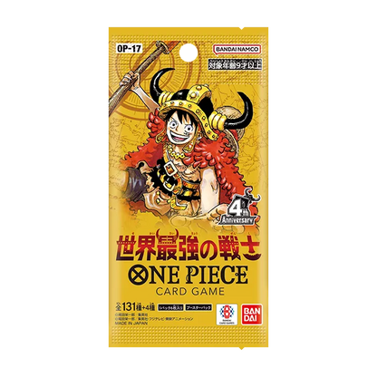 ONE PIECE CARD GAME OP-17 World's Strongest Warrior Booster Box