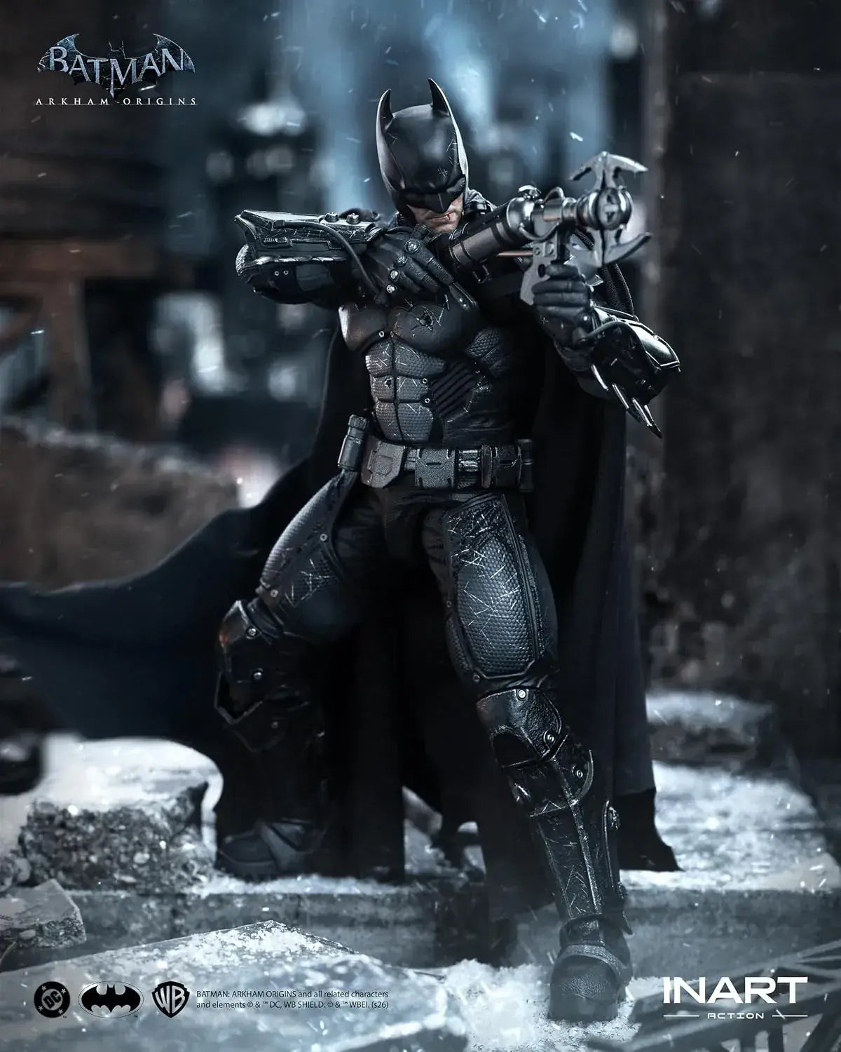 Inart Batman Arkham Begins Battle Damage Action Figure