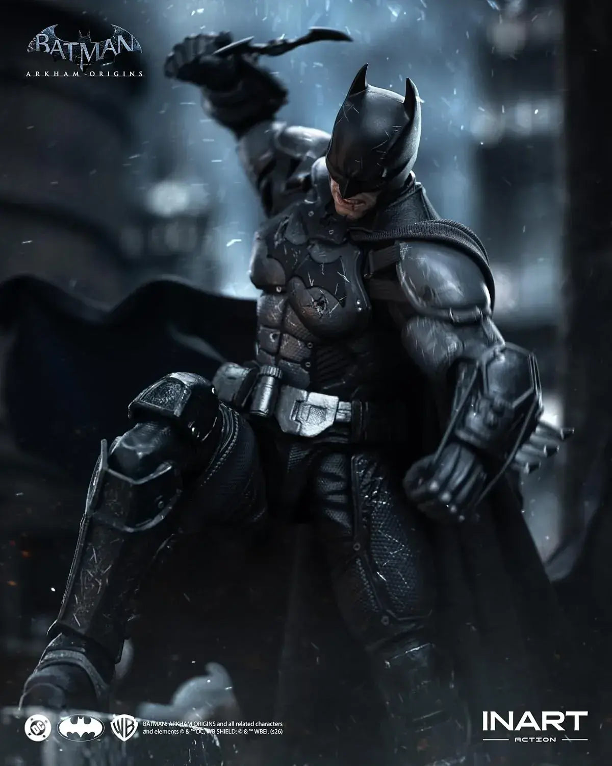 Inart Batman Arkham Begins Battle Damage Action Figure