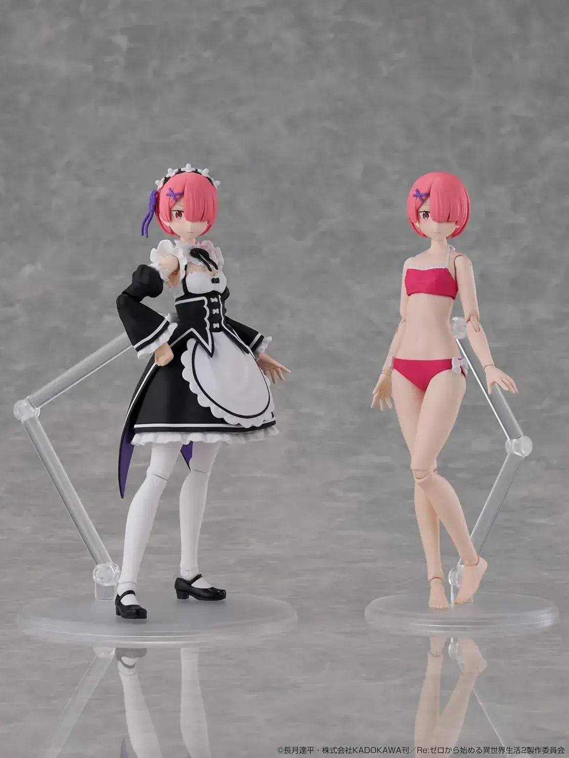 Kadokawa Re Zero Ram DX Ver Plastic Model Non Scale 6 2in