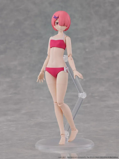 Kadokawa Re Zero Ram DX Ver Plastic Model Non Scale 6 2in
