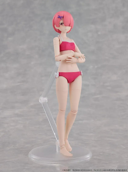 Kadokawa Re Zero Ram DX Ver Plastic Model Non Scale 6 2in