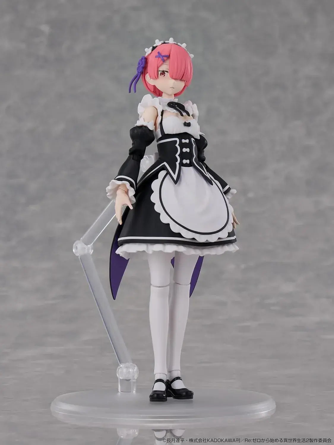 Kadokawa Re Zero Ram Plastic Model 6.2 Inch Non Scale