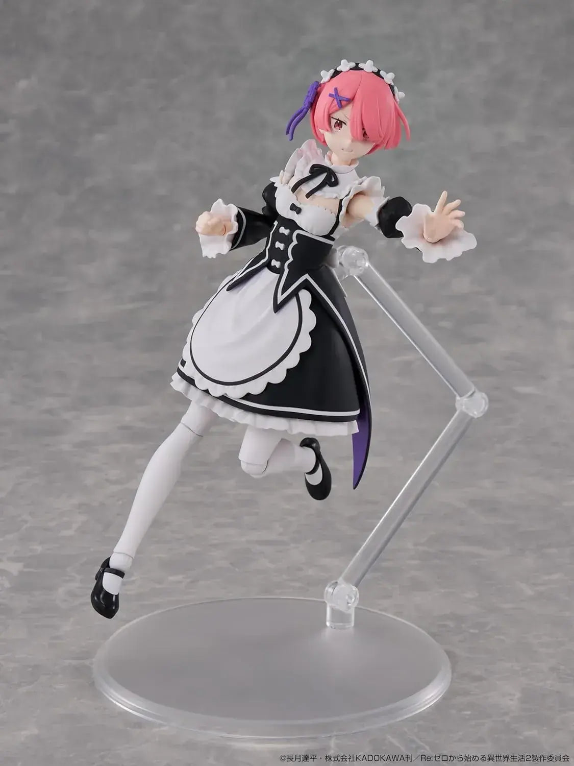 Kadokawa Re Zero Ram Plastic Model 6.2 Inch Non Scale
