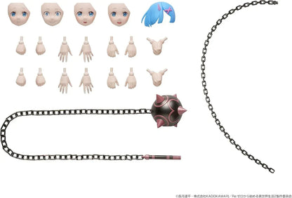 Kadokawa Re Zero Rem DX Ver Plastic Model Figure 6 2 Inch