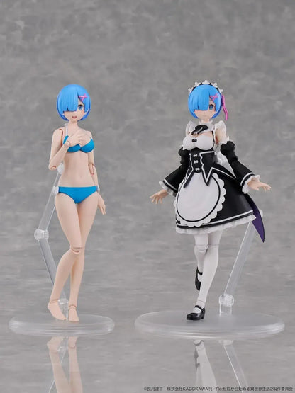 Kadokawa Re Zero Rem DX Ver Plastic Model Figure 6 2 Inch