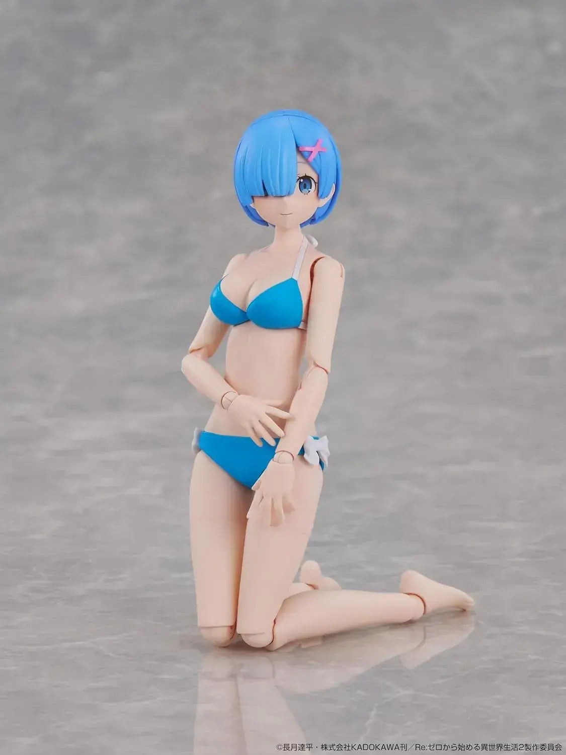 Kadokawa Re Zero Rem DX Ver Plastic Model Figure 6 2 Inch
