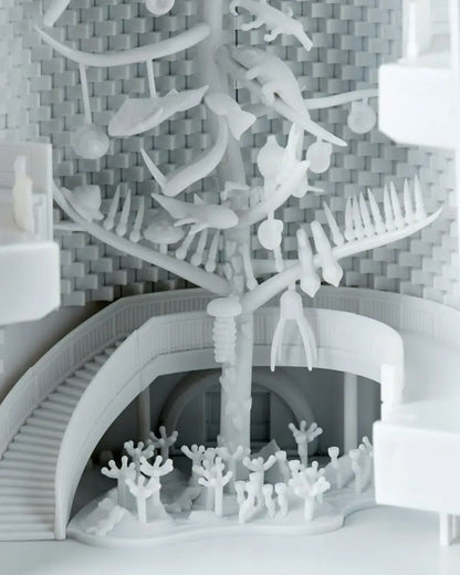 Kaiyodo ArtPla Sun Tower 1200 Scale Plastic Model Kit