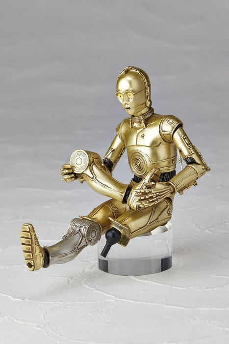 Kaiyodo Star Wars Revoltech C-3PO Action Figure ABS PVC Painted