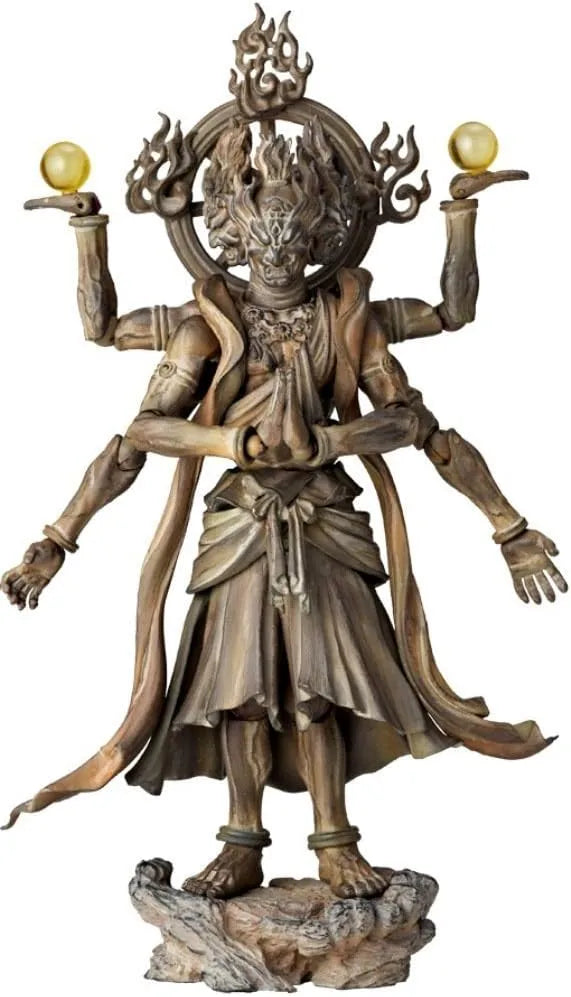 Kaiyodo Takeya Revoltech Ashura Action Figure Wooden Version