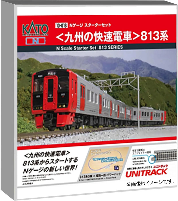 Kato N-Gauge Starter Set Kyushu Express Train 813 Series Model