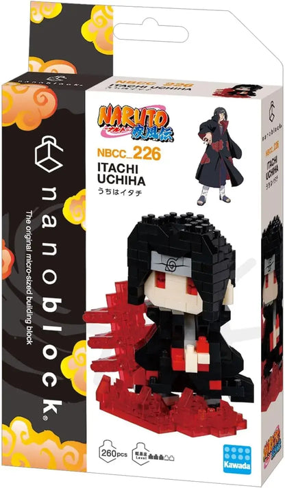Kawada Nanoblock Naruto Shippuden Uchiha Itachi Model Kit Toy