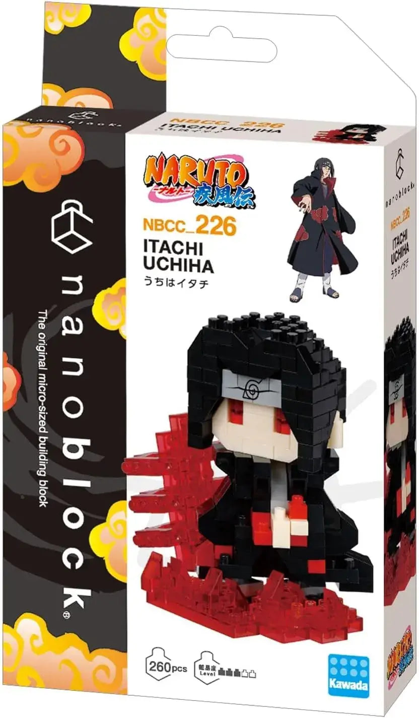 Kawada Nanoblock Naruto Shippuden Uchiha Itachi Model Kit Toy